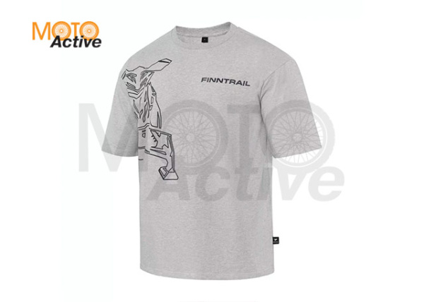 Футболка FINNTRAIL Snowmobile 6715 Grey